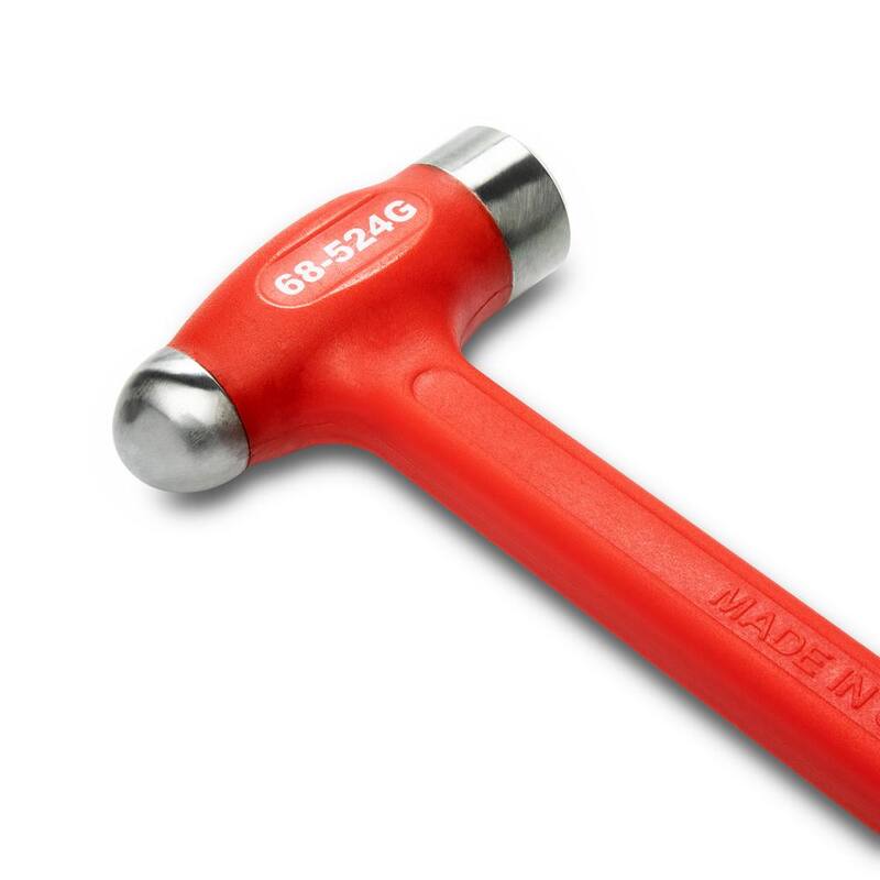 GEARWRENCH 22 Oz. Steel Faced Polyurethane Ball Pein Hammer - 68-524G