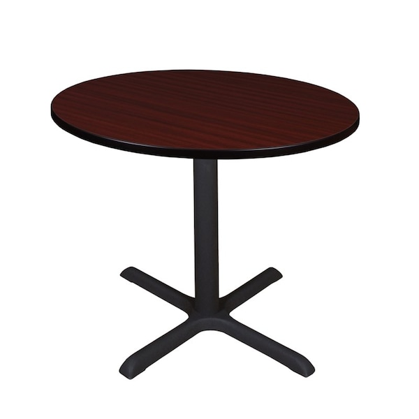 Cain Round Tables > Breakroom Tables > Cain Square & Round Tables, 36 W, 36 L, 29 H, Wood|Metal Top - TB36RNDMH
