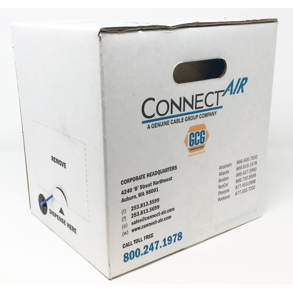 Connect-Air 22/1pr Str Unsh Blue Lonworks 1000ft - W221P-2001B