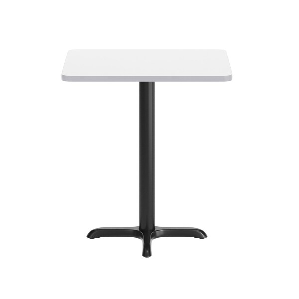 Flash Furniture Rectangle 24 in W, 30 in L, White - XU-WHTB-2430-T2222-GG