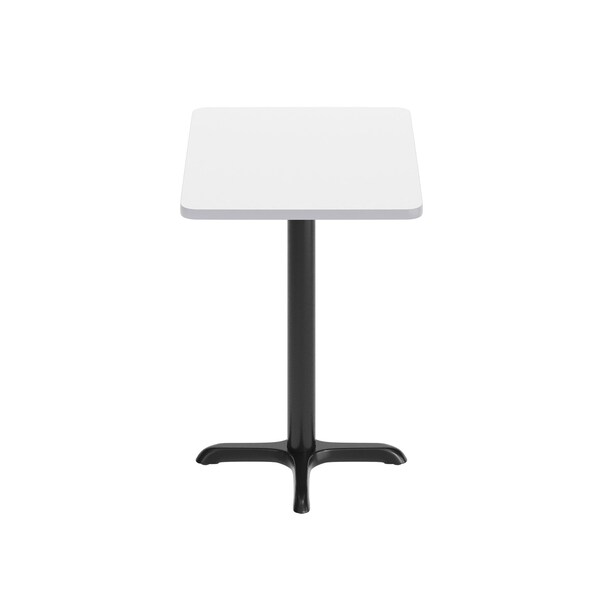 Flash Furniture Rectangle 24 in W, 30 in L, White - XU-WHTB-2430-T2222-GG