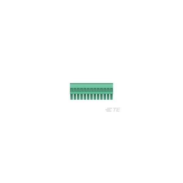 Te Connectivity Str Plug  3.81mm  Green  LH  13 posn - 1-1986375-3