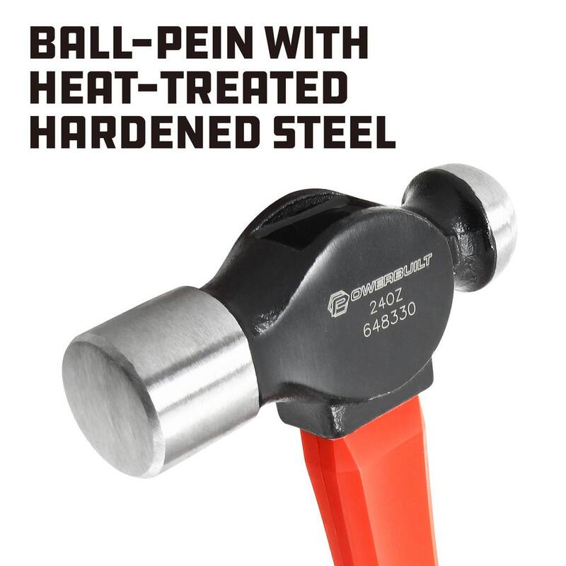 Powerbuilt 24 oz. Ball Peen Hammer - 648330