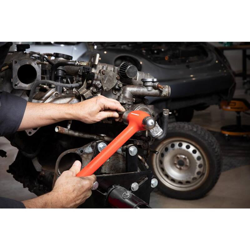 GEARWRENCH 31 Oz. Steel Faced Polyurethane Ball Pein Hammer - 68-532G