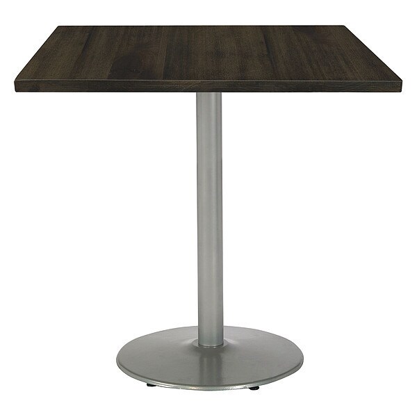 Kfi Square 42 W, 42 L, 41 H, Wood Top, Espresso - T42SQ-B1922SL-38-LFT-ES