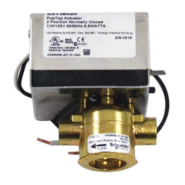 Erie Valve Body, 2 Way, 1/2 in., with Actuator - VT2212G13B020