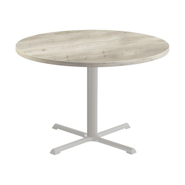 Special-T Table, Round, 42in Dia x 42in, Gray Base/Aged Driftwood Top - SCTSTAR242BHGAD