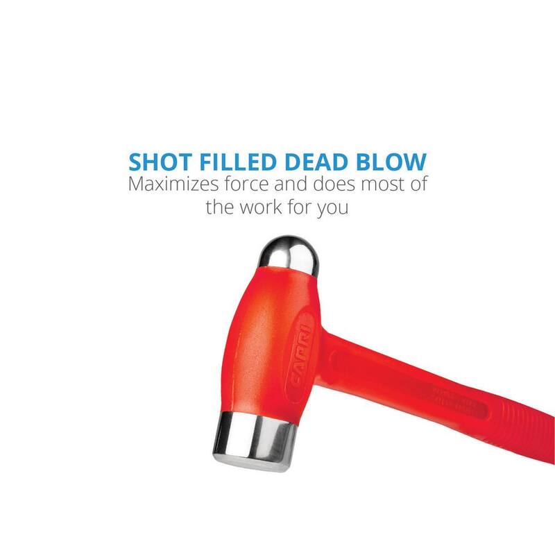 Capri Tools 46 oz. Dead Blow Ball Peen Hammer - CPDBHB46