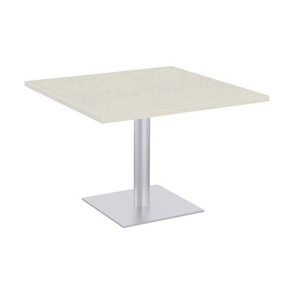Special-T Hospitality Table, SquareTop, BarHeight, 36inx36inx42in, CrispLinen - SCTSIEN3636BHCL