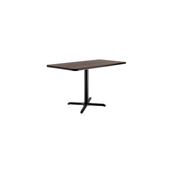 National Public Seating Interion Breakroom Table, 48Lx30Wx29H, Charcoal - 695849CL