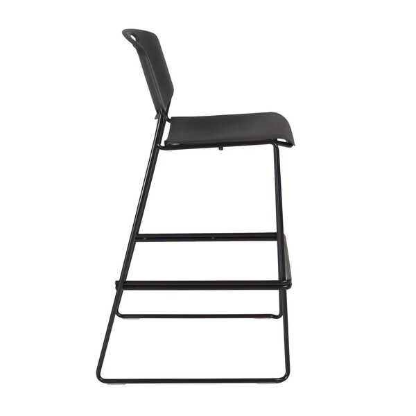 Cain Round Tables > Breakroom Tables > Cain CafÃ© Table & Chair Sets, 30 W, 30 L, 42 H, Cherry - TCB30RNDCH4495BK