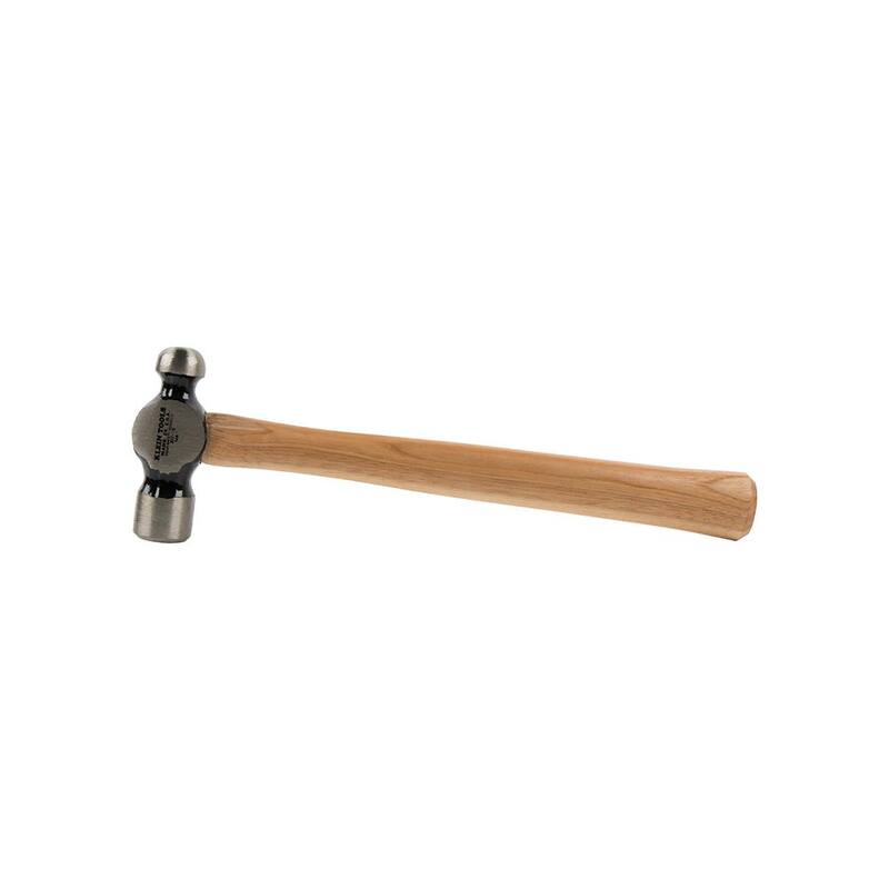 Klein Tools Ball Peen Hammer Hickory 13-1/2 Inches - 803-16