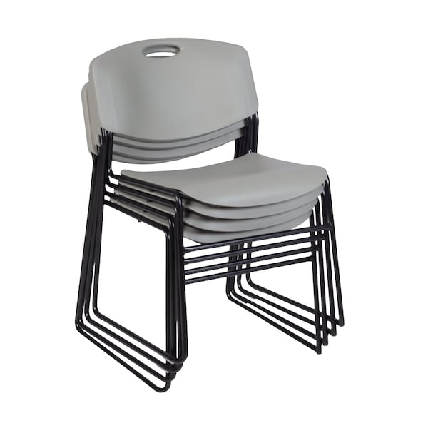 Cain Square Tables > Breakroom Tables > Cain Square Table & Chair Sets, Wood|Metal|Polypropylene Top - TB4848CH44GY