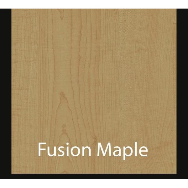 Correll Square Cafe Table, 24 in W, 24 in L, 29 in H, Particleboard Top, Fusion Maple - SXT24S-16-98-16