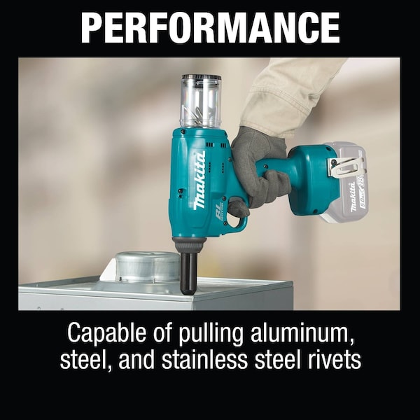 Makita 18V LXT® Brushless Rivet Tool - XVR01Z