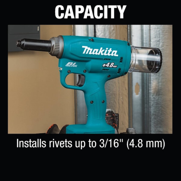 Makita 18V LXT® Brushless Rivet Tool - XVR01Z