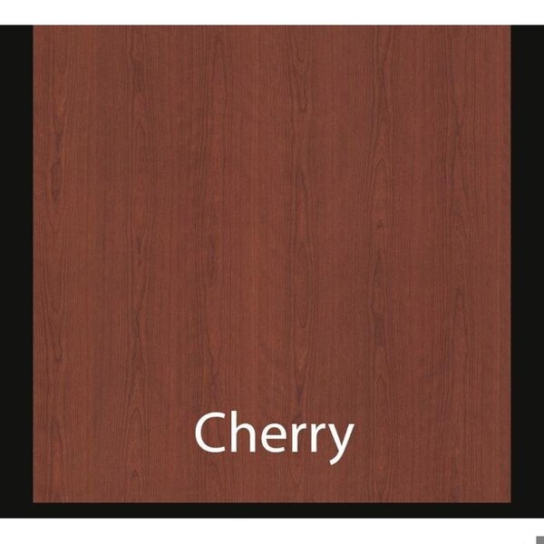 Correll Round Cafe Table, 36 in W, 36 in L, 29 in H, Particleboard Top, Cherry - SXT36R-21-98-21