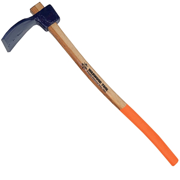 Warwood Tool 5 lb Carpenter Adze, 34 Hickory Safety Grip Handle - 1222