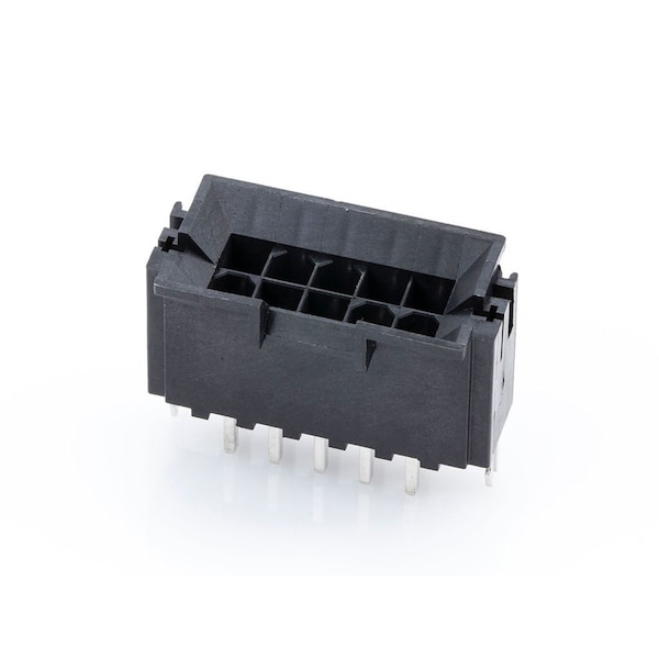 Molex Rectangular Power Connector, 10 Contact(S), Male, Solder Terminal, Receptacle - 440680048