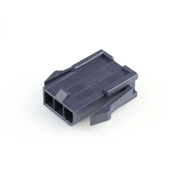 Molex Mini-Fit Jr. Plug Housing, Single Row With Panel Mount Ears, Pa Polyamide Nylon 6/6 - 1726460312