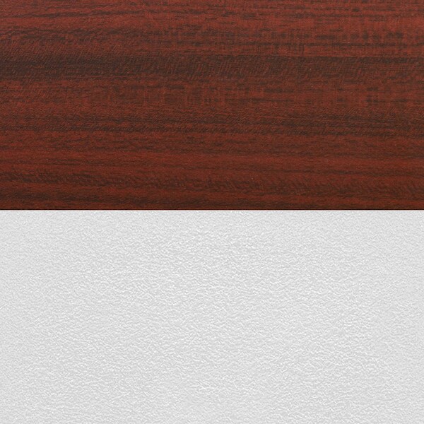 Kobe Round Tables > Breakroom Tables > Kobe Round Table & Chair Sets, Wood|Metal|Plastic Top, Mahogany - TKB30RNDMH47GY