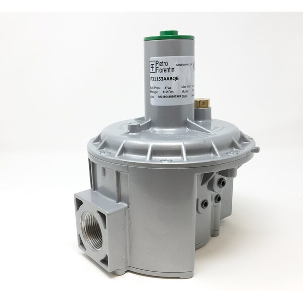 Pietro-Fiorentini 2# Max Inlet 1.25In W/Black 6-14 Spr - F31153-4BP VL CAP