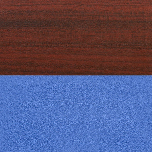 Kee Round Tables > Breakroom Tables > Kee Round Table & Chair Sets, Wood|Metal|Plastic Top, Mahogany - TB48RNDMHBPBK47BE