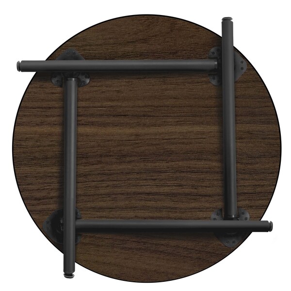 Regency Round Kee Small Breakroom Table, 30 in W, 30 in L, Noble Oak - TBF30RNDNOBK