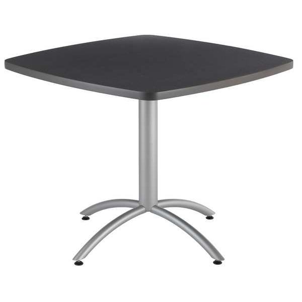 Iceberg Square CafÃ©Worksâ„¢ Table, Graphite Granite - 36" Square x 29"H, 36" W, 36" L, 29" H, Graphite - 65618