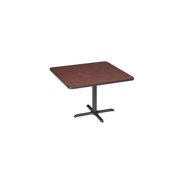 National Public Seating Interion 36 Square Restaurant Table, Mahogany - CTXB36QMY