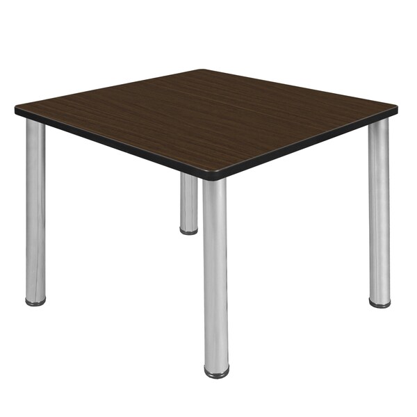 Regency Square Kee Medium Breakroom Table, 36 in W, 36 in L, Neo Walnut - TB3636NWBPCM