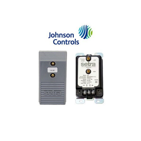Johnson Controls Dp Trans Dif; 0 To 5 Wc; 4-20Ma Output - DP140005U21C