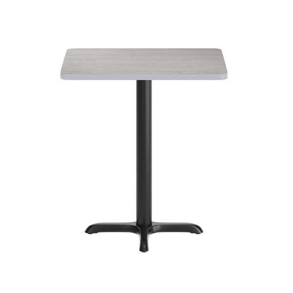 Flash Furniture Rectangle 24 in W, 30 in L, Gray - XU-GYTB-2430-T2222-GG