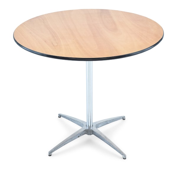 Atlas Commercial Products Cocktail Table, 36" Round 30" and 42" Poles - CT536R