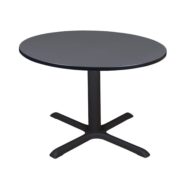 Cain Round Tables > Breakroom Tables > Cain Square & Round Tables, 48 W, 48 L, 29 H, Wood|Metal Top - TB48RNDGY
