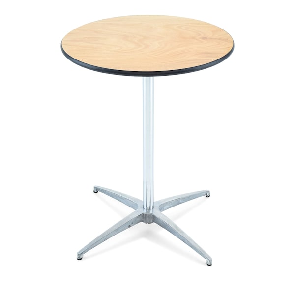 Atlas Commercial Products Cocktail Table, 24" Round 30" and 42" Poles - CT524R