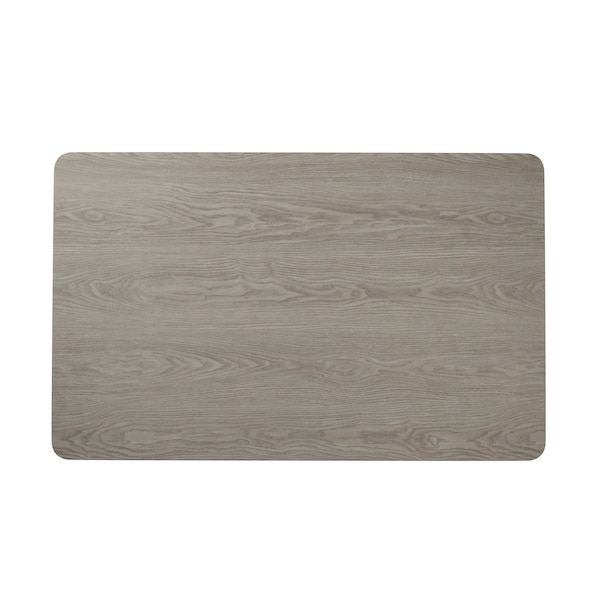Flash Furniture Glenbrook 30in. x 48in. Rectangular Table Top w/White or Gray Reversible Laminate Top - XU-WHGY-3048-GG