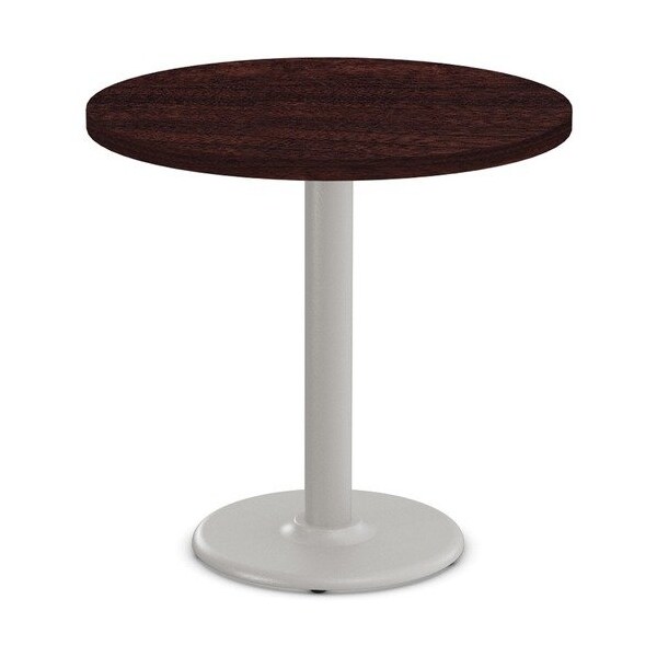 Special-T Table, Round, 36in Dia x 42in, Fog Gray Base/ Espresso Top - SCTCANT236BHGES