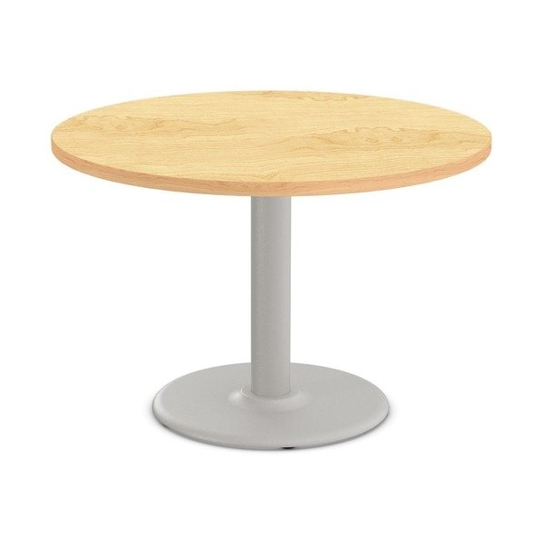 Special-T Table, Round, 42in Dia x 42in, Fog Gray Base/ Crema Maple Top - SCTCANT242BHGCM
