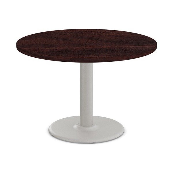 Special-T Table, Round, 42in Dia x 42in, Fog Gray Base/ Espresso Top - SCTCANT242BHGES