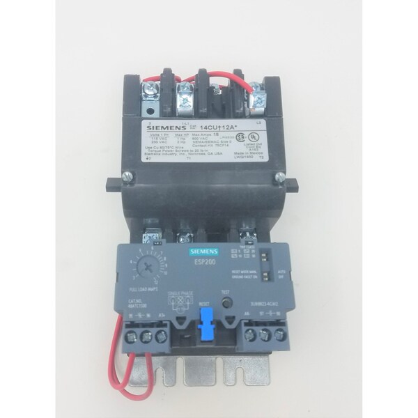 Siemens 1Ph Starter 1/4Hp At 110V, 1/2Hp At 240V - 14CUC12AA