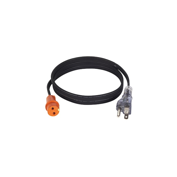 Zerostart Lit Plug Version Of 3600083 Replacement Cord - 120V, 10A, Straight, 5' 1.5M Long - 3600119