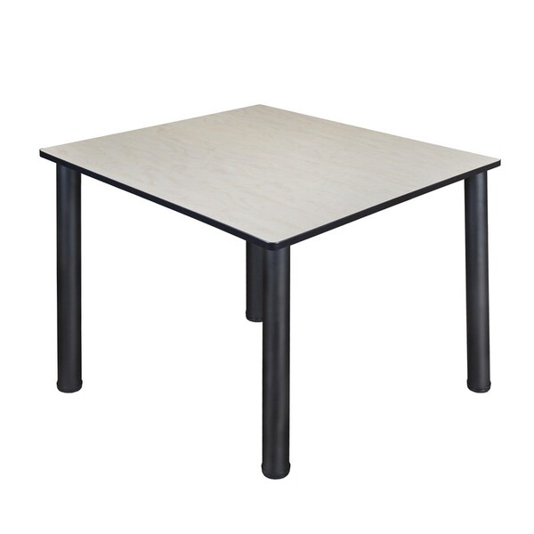 Kee Square Tables > Breakroom Tables > Kee Square & Round Tables, 48 W, 48 L, 29 H, Wood|Metal Top - TB4848PLBPBK