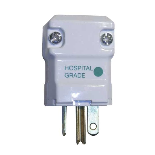 Hubbell 3 Wire Straight Blade Plug Hospital Grade 250VAC 20A - HBL8464V