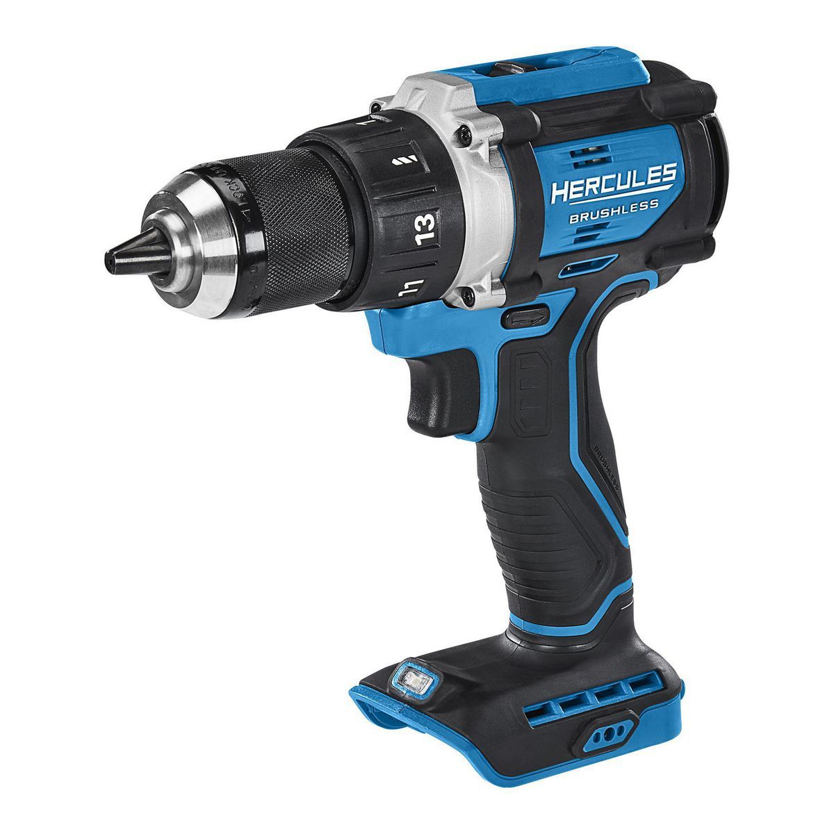 Hércules Taladro/destornillador inalámbrico sin escobillas de 20V con mango lateral - Únicamente la herramienta - 59420
