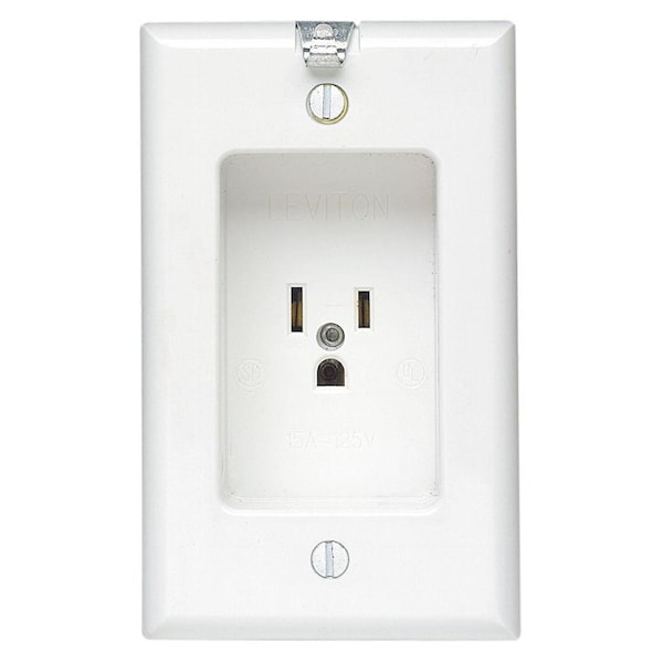 Leviton OUTLET WHITE 5-15R 125V - 00688-00W