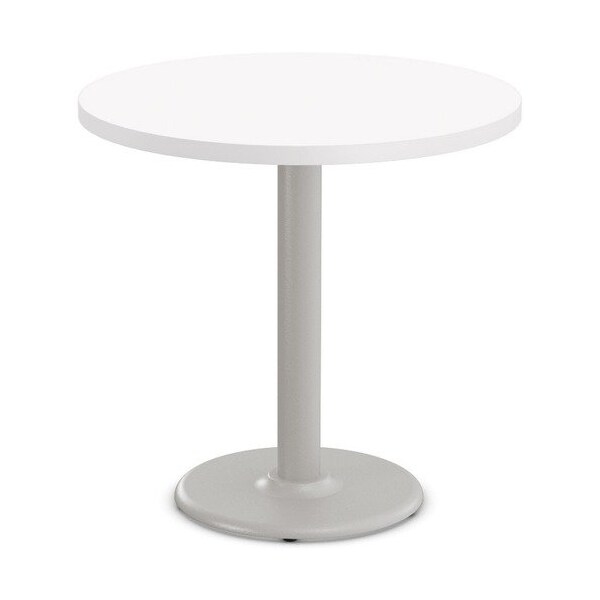 Special-T Table, Round, 36in Dia x 29in, Fog Gray Base/White Top - SCTCANT236GWH