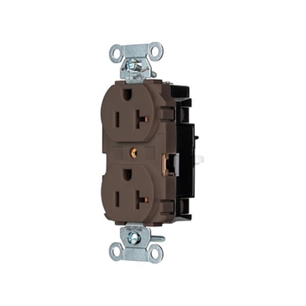 Hubbell Receptacle, 1 hp, 125V AC, NEMA 5-20R - 5352ST
