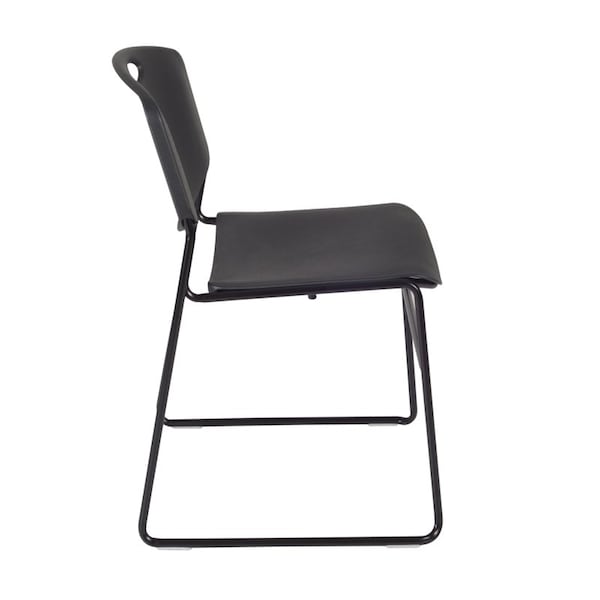 Kee/Zeng Square Tables > Breakroom Tables > Kee Square Table & Chair Sets, Wood|Metal|Polypropylene Top - TB4242MHBPCM44BK