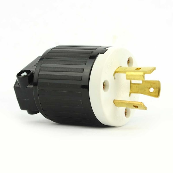Superior Electric Twist Lock Electrical Plug 3 Wire, 20 Amps, 125V, NEMA L5-20P - YGA018